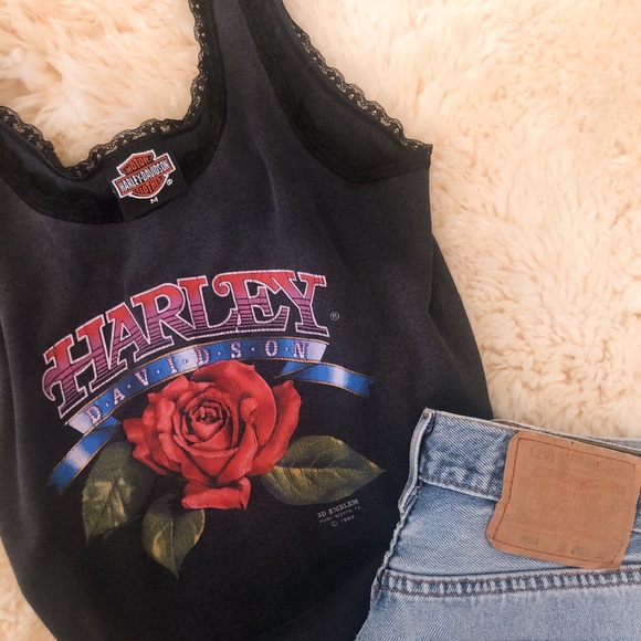SOLD!Vintage Harley Davidson Tank - Picture 3 of 3